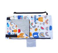 Genérico Toddler Airplane Bed, Flight Seat Extender, Baby Travel Hammock, Soft Foldable Design, 17.32x31.1 Inches, Compact Sleeping Solution, for Plane Trips, Cruises, Trains, Camping, Outdoors