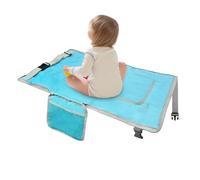 Genérico Toddler Airplane Bed - Inflatable Sleeping Foot Rest for Airplane Travel | Portable Toddler Mat with Carry-On Duffel Bag for Road Trips, Camping, Train Ride, Car, Weekend, Gym