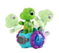 Genérico Toddler Dinosaur Car, Balance Toy, Electric Vehicle with Lights and Music, Educational Interactive Game, 4.33x6.89inches Fun for Boys and Girls Indoors, Multicolor