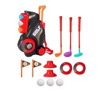 Genérico Toddler Golf, Kids Club, Interactive Training Set Lightweight Sports Toy with Accessories Bag Educational Game, Outdoor Indoor Gift for Boys Girls Home Lawn Birthday Play, 10.04in