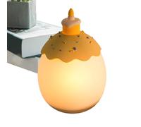 Genérico Toddler Night Light - Cute Cake Shape Nursery Lamp for Dimmable Rechargeable Feature, Kids Nightlight with Bedroom, Soft Desk Accessories for Portable Silicone, Gift Use 17/11/11 Inches