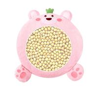 Genérico Toddler Soothing Toys, Plush Sensory Soother Mat, Chewable Cartoon Pad with Skin-Friendly Fabric, Soft Bean Bag Design, 1-Pack Beige, For Preschoolers Home Travel Comfort