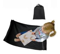 Genérico Toddler Travel Bed, Portable Kids Sleeping Cot, Inflatable Aircraft Footrest, Lightweight Compact Design, Easy Set Up, for Planes, Trains Long Trips 31.1x17.32 Inches
