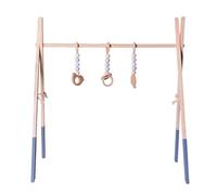 Genérico Toddler Wooden Gym - Gym Toy | Newborns Exercise Accessories | Wooden Play Gym | Hanging Toy For Sensory Development Gift For Baby Girl and Boy