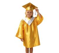 Genérico Toga De Graduación Infantil - Elegante Atuendo para La Graduación De Jóvenes Varones Traje Listo para Fotos para El Coro Y Eventos Escolares para Estudiantes De Jardín De Infantes A Primaria