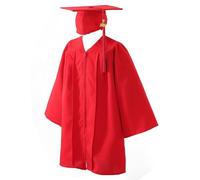 Genérico Toga de graduación para niños,Toga de graduación para niños,Conjuntos de bata, toga, gorra, y dijes de para 2024 | Túnica de para, conjunto de para