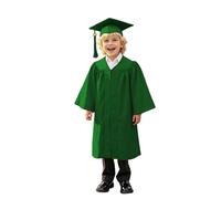 Generico Toga - Disfraz unisex de graduación para niños, con borlas y sombrero, disfraz de Toga de graduación para la escuela materna, vestido académico para la escuela primaria, disfraz para