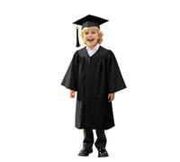 Genérico Toga Laurea Bambino Unisex Graduación Toga Bambini y Birrete Mate para Niños 2025 Preescolar Niño Niña Regalo 4-10 Años Traje De Graduación 11 Colores