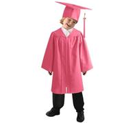 Genérico Toga Laurea Bambino Unisex Graduación Toga Bambini y Birrete Mate para Niños 2025 Preescolar Niño Niña Regalo 4-10 Años Traje De Graduación 11 Colores