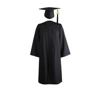 Genérico Toga y birrete de graduación - Cómodo vestido de graduación 2021 con de sombrero | Traje de transpirable para hombres y mujeres adultos