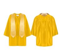Genérico Toge De Fin D'année Maternelle - Taille 36cm Tenue Graduation | Ensemble Robe Gland Étole, Costume Cérémonie Pour Fête Photos Classe Photographie Filles Garçons