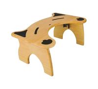 Genérico Toilet Foot Stool For Adults - Non-Slip Squatting Step Chair | 7 Inches Height Portable Wooden Toilets Potty Stool | Wooden Foldable Toilet For Elders Shower Bathroom Pooping