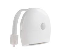 Genérico Toilet Motion Sensor Light | PP & ABS, 5.1in X 2.6in, White, 500mAh | Rechargeable Night Light With Projection, Range, 120° Sensing | Bathroom Bedroom Ambiance