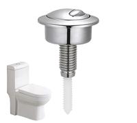 Generico Toilet Push Button Replacement - Dual-Flush Toilet Tank Button, Replacement,toiletAccessories Flush Tank, Pusher For Bathroom Upgrade