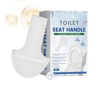 Genérico Toilet Seat Lifter - Hands Free Bathroom Lift Handle for Hygiene Use | Adhesive Mount Design with Strong Grip Tab, Touch Free Seat Raising Tool for Clean and Convenient Restroom Access