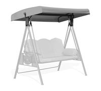Genérico Toldo Balancin Jardin Toldo de Repuesto Columpio 3 Plazas Funda Impermeable y Resistente al Viento Columpio de Jardín Resistente a los Rayos UV para Porches,001,190 * 120 * 18CM