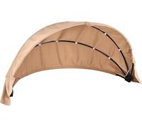Genérico Toldo de Repuesto para Cama de Día Redonda de 66", Cubierta Superior Retráctil para Sofá de Ratán y Mimbre, Protección contra Agua y Sol para Patio (Beige)