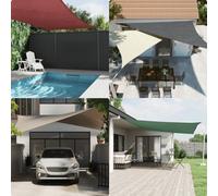 Genérico Toldo de Vela Rectangular Tela Oxford Blanco 2x4 m,Casa y jardín,Jardín,Artículos de Exterior,Sombrillas-135257