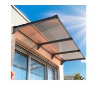 Genérico Toldo Exterior para Puerta, toldo de Aluminio para Patio, Puertas y Ventanas, Cubierta de Techo de policarbonato con protección UV, Impermeable y a Prueba de Nieve, ho