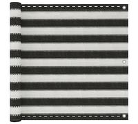 Genérico Toldo para balcón HDPE 90x400 cm Gris Antracita y Blanco,Casa y jardín,Jardín,Artículos de Exterior,Sombrillas-42318