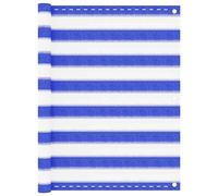 Genérico Toldo para balcón HDPE Amarillo y Blanco 90x400 cm,Casa y jardín,Jardín,Artículos de Exterior,Sombrillas-310889