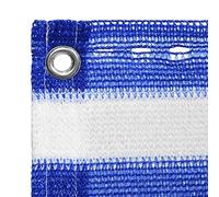 Genérico Toldo para balcón HDPE Azul y Blanco 90x500 cm,Jardín,Artículos de Exterior,Sombrillas-310890