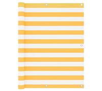 Genérico Toldo para balcón Tela Oxford Blanco y Amarillo 120x300 cm,Casa y jardín,Jardín,Artículos de Exterior,Sombrillas-134908