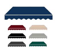 Genérico Toldo para Puerta Exterior - Toldo Impermeable Con Protección UV, Lluvia y Nieve para Casas, Patios, Puertas y Ventanas(Dark blue,6.0 * 1.5)