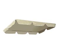 Genérico Toldo Recambio Balancin Jardin 2 Plazas y 3 Plazas Techo de Repuesto para Columpio Jardín Funda de Repuesto para Toldo de Techo Telas para Toldos Universal,Beige,142x120x15cm