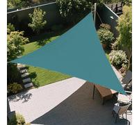Genérico Toldo Vela De Sombra Triangular para Exteriores, Toldo con Protección Solar, Vela De Sombra Impermeable, Resistente Al Desgarro, 2x2x2m/3x3x3m/4x4x5.7m/5x5x5m, con Cuerda(Lakeblue,4x4x5.7m)
