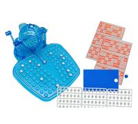 Generico Tombola - 72 carpetas con brújula giratoria, juego de bingo, juego de bingo, lote con cesta para pesca automática, 72 carpetas con rueda giratoria, tómbola automática