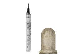 Genérico Tombstone Marker Pen - Gold Stone Lettering Paint Pen | Precision Monument Marker 6 Inch | ABS Engraving Touch Up Paint Pens For Granite Marble Limestone Stone Sūrface Restoration