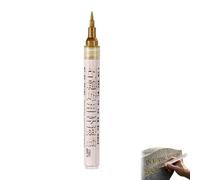 Genérico Tombstone Paint | 16cm Vibrant Gold Inscription Restoration Marker - Precise Liquid Control Stone Lettering Paint Pen,for Outdoor Grave Church Backyard Cemetery Granite Marble Limestone