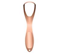 Generico Tongue Scraper - Fan-Shaped Stainless Steel Tongue Cleaner, Wide Handle Metal Scraper for Breath | Effective Tongues Coating Removal Tool | Daily Hygiene Kit in Cardboard Box