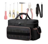 Genérico Tool Bags For Men - Oxford Cloth Large Capacity Organization Belt | Portable Tool Box Organizer Storage | For Electrician Mechanic Carpenter Construction Dad Fathers Work Travel