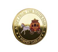 Genérico Tooth Fairy Coin, Lost Tooth Reward Token, Collectible Keepsake Souvenir for Boys, Girls, Children, Memory Gift for Kids First Tooths Collection and Celebration, 1.77 Inches