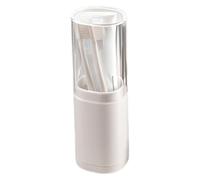 Genérico Toothbrush Case, Portable Brush Holder, 2.56x2.36in Mouthwash Cup Container, Draining Storage Design, Compact Leakproof Build for Airport, Dorm, Camping Trips