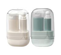 Genérico Toothbrush Case, Travel Cup Holder, Foldable Toothbrush Kit, 3.01x2.05x4.92 Inches Ergonomic Toiletry Organizer Compact Storage for Daily Commute, Business Trip Backpack