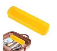 Genérico Toothbrush Holder, Travel Toothbrush Case, Portable Brush Organizer, Waterproof Leakproof Storage, Compact Snap Closure, Bathroom Camping Road Trip, 8.27x2.17x1.38