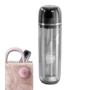 Genérico Toothbrush Travel, Toothbrush Case, 6.34x1.89x1.89 Inches Size Multi-Function Dustproof Cup, Foldable Tooth Brushes, Ideal for Camping Bathroom Hotel Use