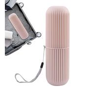 Genérico Toothbrush Travel Vessel - Cleansing Cup, Lightweight Protective Unit for Portable Tools, Multifunction Organiszer for Sanitized Keeping, Toiletries, Essential Container for Camping, Trips