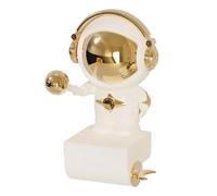 Genérico Toothpaste Dispenser - 8.7cm Astronaut Design Holder, Wall Mounted Organizer ABS PC PU | Kids Bathroom Shower RV Tube Squeezer Storage Rack for Paste Cream Toothbrush Accessory