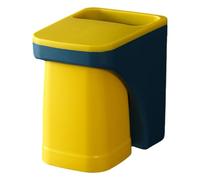 Genérico Toothpaste Holder, Wall Mounted Toothbrush Organizer Set, Quickly Drain Water, Bathroom Storage Accessories with Magnetic Cup and Slots for Kids and Adults, 4.05x3.14x4.44 Inches