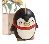 Genérico Toothpick Holder Dispenser | Cute Penguin Semi-Automatic Storage Supplies | Decorative Toothpick Holders - for Kitchen Dining Living Room Travel Outdoor Camping Picnic Daily Party Holiday