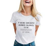 Genérico Top Manga Larga Mujer Camisetas Sarcásticas para Mujeres con Dichos Divertidos Camisetas Gráficos Fantasía para Mujeres, blanco, XXL