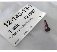 Generico Tope redondo curvo a la izquierda, marrón, tren H0 12-143-13-1 121907