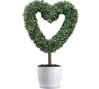Generico Topiary artificial para exteriores | Planta simulada - Topiario con forma de corazón | for Courtyard Lawn Porch Backyard Farmhouse Wedding Spring Crafts Planter Pot