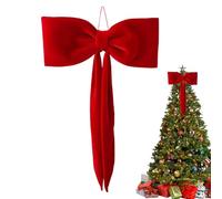 Generico Tops de Navidad de Terciopelo rústico - Grande, para árbol de Navidad, Colgante de Grande de Terciopelo | Despegue Festivo para la Pared para Shower para la Boda P