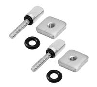 Genérico Tornillo de Aleta para la Tabla de paletas: sin Herramientas de Tornillos de Aleta y adaptadores, 316 Tornillo de Pulgar de Acero Inoxidable para Tabla de Surf, y | Kit de reparación de