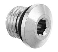 Genérico Tornillo para Regulador de Buceo, Tapón de Puerto de Baja Presión, Latón Cromado, Plata, Ligero y Resistente, para Buceadores, Inmersión en Agua Dulce y Salada